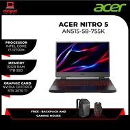 ACER NITRO 5 AN515-58-755K (I7-12700H, 32GB, 1TB SSD, RTX3070Ti_8GB, 15.6'' QHD, BLACK-W11)