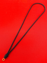 สร้อยคอเชือกเทียนถัก ใส่ก้ามปูสปริง ขนาด เชือก 3.5 mm