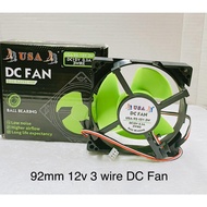DC Fan/vedeo fan with bearing (refrigeration Fan)(92mm 12V 3wire)