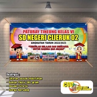 Terbaru Spanduk Banner Perpisahan Paturay Tineung Wisuda Tingkat Tk