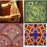 Brocade pattern bandana - Song An Eco premium head scarf lace shawl scarf