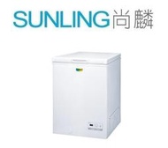 尚麟SUNLING 三洋 105L SCF-108GE 冷凍櫃 上掀式 冷凍庫/冰箱/冰櫃 另有 SCF-148GE