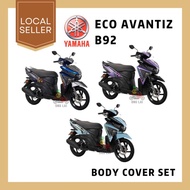 YAMAHA EGO AVANTIZ B92 BODY COVER SET & STICKER BPM1 DPSB PURPLE SKY BLUE BIRU UNGU 100% ORIGINAL HL