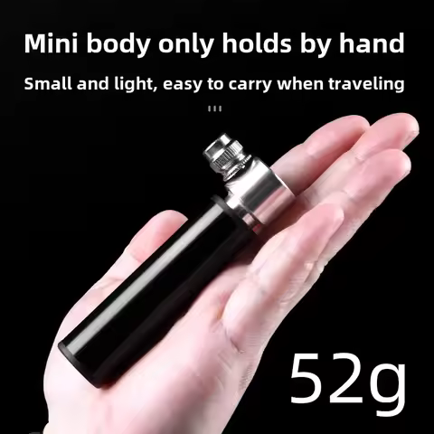 Portable Mini Bike Bicycle Pump Aluminum Alloy Cycling Hand Air Pump Ball Tire Inflator Schrader Pre