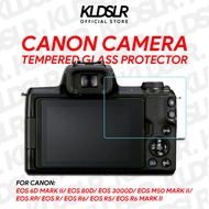 Canon Camera Clear HD Tempered Glass Screen Protector for EOS 3000D/ 6D Mark II/ M50 Mark II/ EOS RP