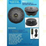 RECOIL  RST11 Hidden Amplified 11″ Car Spare Tire Subwoofer