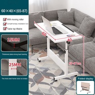 【orange shop】 Folding table small table foldable wheels movable lifting simple bedside laptop table