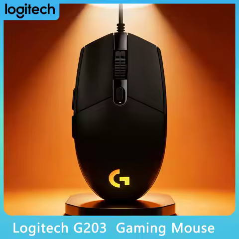 Logitech G203/G102/G402/MX 3S Gaming Mouse, LIGHTSYNC RGB 16.8M Colors, 8000 DPI, 6 Buttons with On-