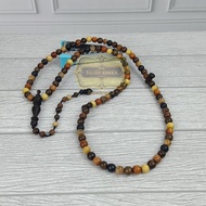 KAYU Tasbih 99 LUCKY WOOD GRAINS 8MM