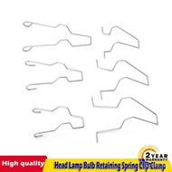 CR4M 6pcs Headlamp Headlight Dip Dipped Beam Head Lamp Bulb Retaining Spring Clip Clamp for H1 H3 H4