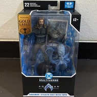 MCFARLANE DC MULTIVERSE GOLD LABEL AQUAMAN STEALTH SUIT WITH TOPO