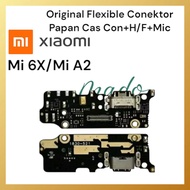 Mi 6XMd/Mi A2 FlexibleOriginal with Charging Board Connector + Con H/F+Mic