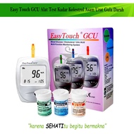 Easy Touch GCU 3 In 1 Alat Tes Kolesterol Gula Darah Asam Urat Easytouch