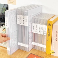 H&X A4 Portable File Storage Box Office Desktop Organizer Archive Data Holder