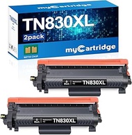 myCartridge Compatible Replacement for Brother TN830XL TN830 TN-830XL Toner for Brother Printer for HL-L2400D HL-L2405W HL-L2480DW HL-L2460DW MFC-L2820DW MFC-L2820DWXL DCP-L2640DW,TN830XL 2PK