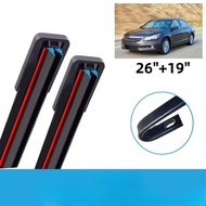 2PCS Car Wiper Blades for 2008-2012 Honda Accord 8 Front Windscreen Windshield Double Rubber Car Acc