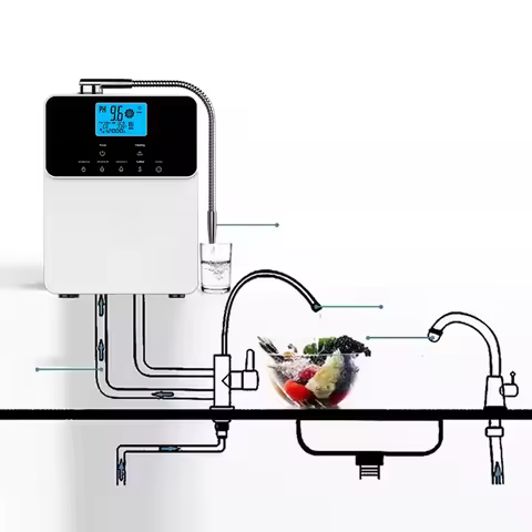 Japan Technology Kangen Water Machine Alkaline Water Ionizer Platinum Coating 11 Plates Alkaline Wat