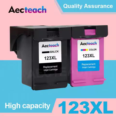 Aecteach 123 For HP123 123XL Ink Cartridge for HP DeskJet 1110 1111 1112 2130 2132 2134 Officejet 38