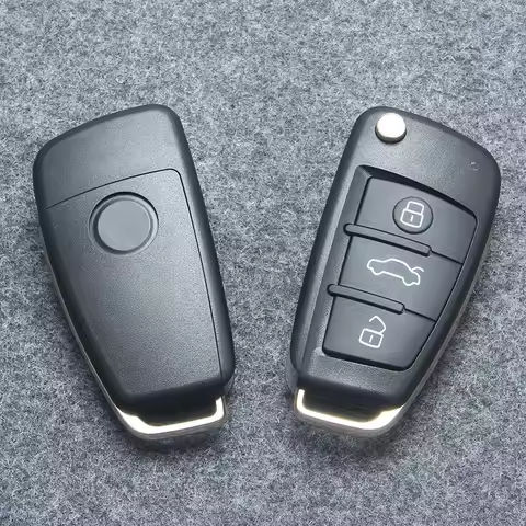 Car Key Conversion Case Remote Control 3 Buttons Remote Control For Audi A2 A3 A4 A6 A6L A8 S5 Q7 TT