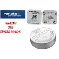 Renata 392 SR41W Battery Silver 1.55V Battery SWISS MADE