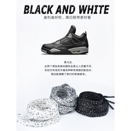Burst Crack Oreo Black White AJ1 Basketball Shoes Canvas Shoes Air Force No. 1 AF1 Sneakers Flat Lac