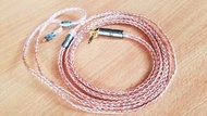 粗芯 7N單晶銅/銅鍍銀拼合線。耳機線 升級線 fender campfire westone Shure SENNHEISER