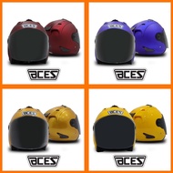 Aces Helmet Premium R2 Openface Motorcycle Helmet ( Free Size L )
