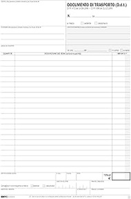 EDIPRO - E9029/2 - Transport document 2 copies Snap f.to 29.7 x 21 p