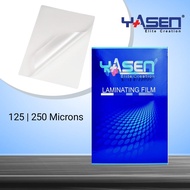 Yasen Laminating Film A4 125 Microns 100 sheets