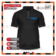 Microfiber Polo T Shirt HBO MAX TV Online Movie Streaming Series Drama Anime Baju Kain Jersey Murah 