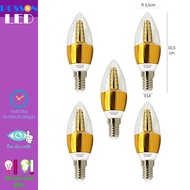[HCM]5 Bóng đèn Led nến 5w quả nhót đuôi E14