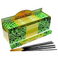 TULASI LILY OF THE VALLEY INCENSE 20 STICKS PER PACK ,6 PACKs IN BOX - Lily in the Valley