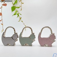 LINDW99NX Cat Handbag Hook, Portable Lovely Design Purse Hanger Holder,  Cute Shape Foldable Alloy M