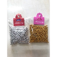 Gold Round Beads Size 5 Mm Weight 40 Grams