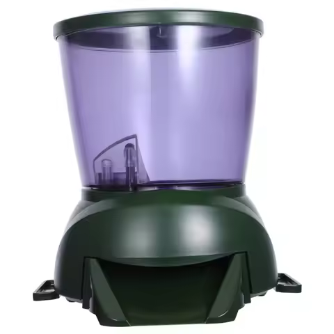 Automatic Fish Feeder LCD Display Pond Feeder Timing Ration for Aquarium Small Ponds 99 Days Feeding