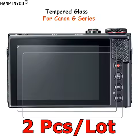 2 Pcs/Lot For Canon PowerShot G9 G7 G5 G1 X G9X G7X G5X G1X Mark II III Tempered Glass Screen Protec