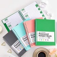 1pc A6 WEMATE Password Book, Labels Arranged In Alphabetical Order, Elderly Spiral Password Custodia