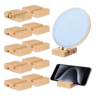 10 Pcs Embroidery Hoop Display Embroidery Hoop Wooden Base Holder Embroidery CrossStitch Stand for E