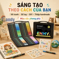 [ENMY]ENMY Marker Pen - Dark Ink, Sharp Drawing, High Durability, Diverse Colors for Art 60/80