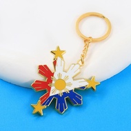 Philippine Flag Keychain Philippine Metal Keyring Bag Charm Keychain 260423