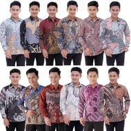 KEMEJA Azriel Men's Batik Shirt, Premium Long Sleeve, Size ML XL XXL, Cool, Comfortable baju batik l