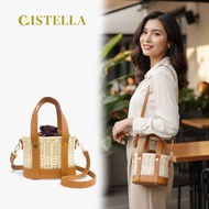 CISTELLA - Women's Bag Cesta Rattan Bag Aesthetic Women's Bag Leather Rattan Bag Women's Handbag Wom