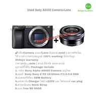 Sony A6400 Camera 24.2MP 4K movie 16-50mm PZ Kit Lens สุดยอดกล้องระดับแชมป์ มืออาชีพภาพนิ่งและวิดีโอ