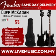 Fender Duff Mckagan Signature Deluxe Precision Bass Guitar, Rosewood Fretboard - Black