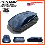 PROMOTION PENTAIR AP-360 Car Roof Box ABS Black Slim Compact Cargo Roofbox