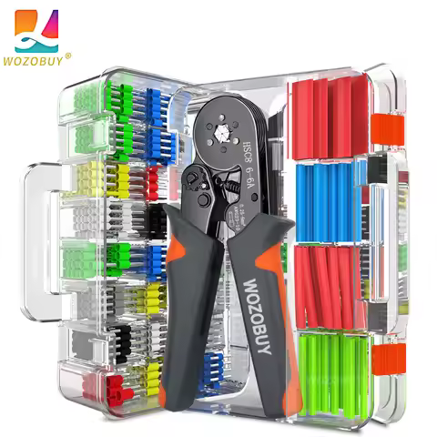Ferrule Crimping Tool or Tool Kit,HSC8 6-6A/6-4A Ratchet Mini Electrical Clamp,for Tubular Terminal,