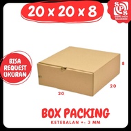 Cardboard 20x20x8 LD / Pizza box 20x20x8 /Box box 20x20x8 /Box 20x20x8 Pizza Box/ Zigma shop