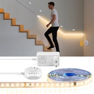 PIR Motion Sensor LED บันได Night Light WS2811 พิกเซลแอดเดรสไล่สําหรับห้องบันไดทางเดิน Entrance โคมไ