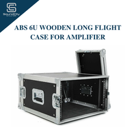 ABS 6U Wooden Long Flight Case For Amplifier