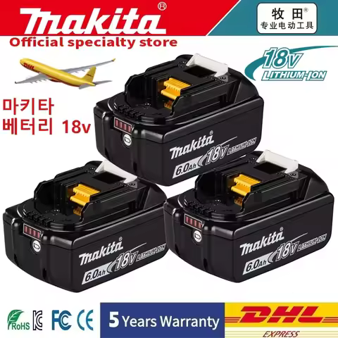 Original Makita 18V battery 9.0AH rechargeable battery, Makita 18V charger BL1840 BL1830B BL1830B Ma